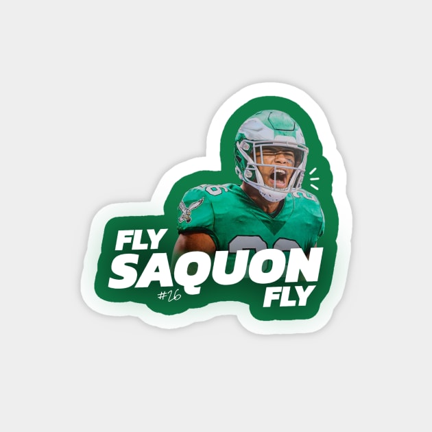 Fly Saquon Fly Magnet by Philadelphia Eagles Central Storefront