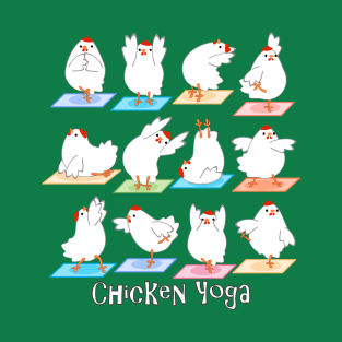 Chicken Yoga T-Shirt