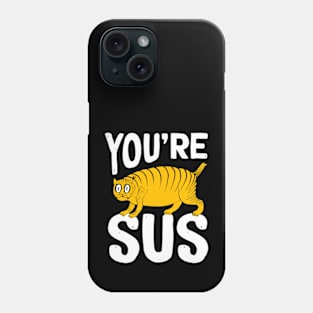 Youre Sus With Cat Edward Lear Vintage Illustration Phone Case