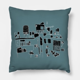 Urban Israel, Tel Aviv Architecture Pillow