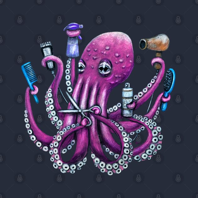 "OctoStylist" - OctoKick collection by GardenPartyArt