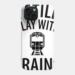 train railwayman trains driver Phone Case