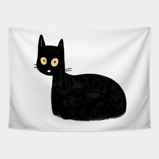 A cute cat scared Tapestry