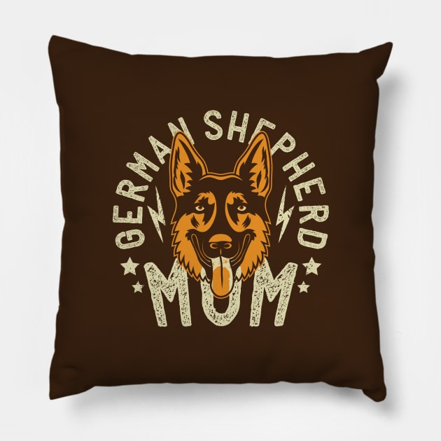 German Shepherd Mom Pillow by Sergeinker