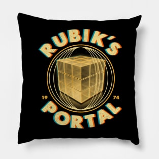 Rubiks Portal Pillow