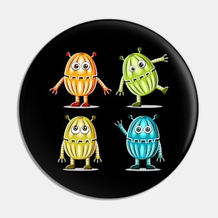 Monster funny set Pin