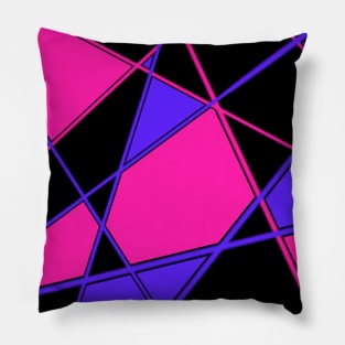 geometric line pattern Pillow