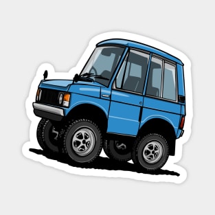 Classic Range Rover Caricature Magnet