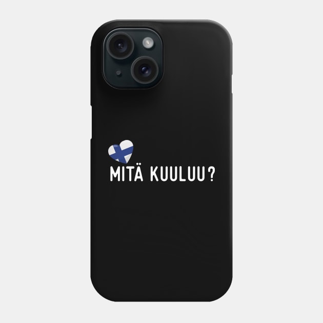 Finnish Kuinka voit? Phone Case by SunburstGeo