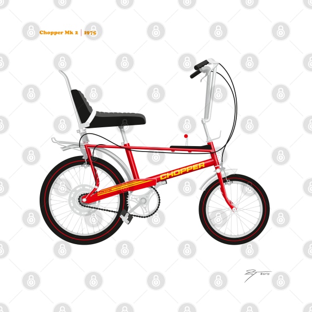 Raleigh Chopper Mk 2 (Infra Red) by Tunstall