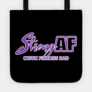 Strong AF Cystic Fibrosis Dad Tote