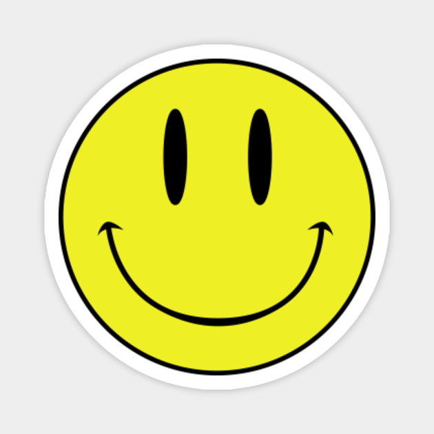 Smiley Face Emoji Have A Nice Day Acid Man 90s Grunge Rave Smiley Face Magnet Teepublic Au