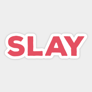 She Slays On Purpose, Motivational Quotes' Sticker | Spreadshirt