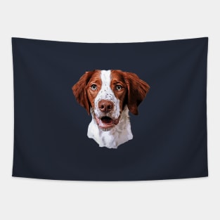 Brittany Spaniel Looking Gorgeous Tapestry