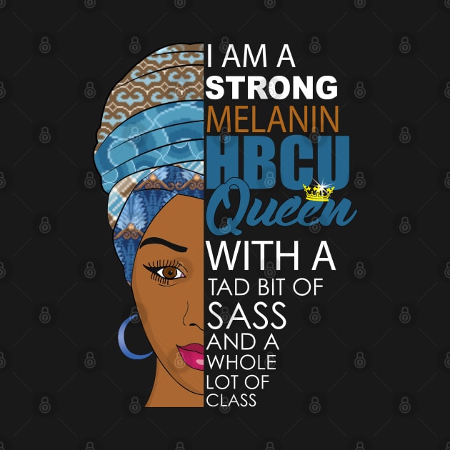 Melanin HBCU Black Queen by blackartmattersshop