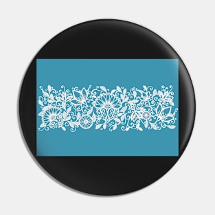 Scottish Thistle Pattern (Blue) Pin