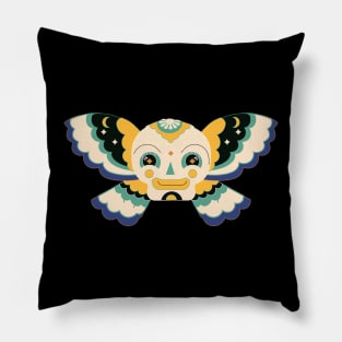 Butterfly Skull Pillow