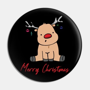 Funny Christmas Deer Gift Pin