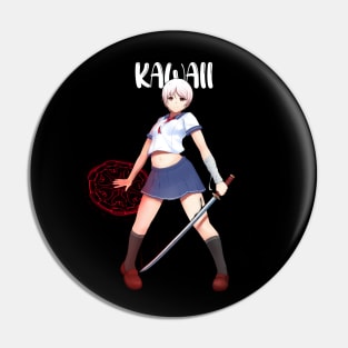 kawaii jutsu fighter girl Pin