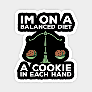 Funny Diet Cookies Meme Weightloss Gym Workout Fitness Gift Magnet
