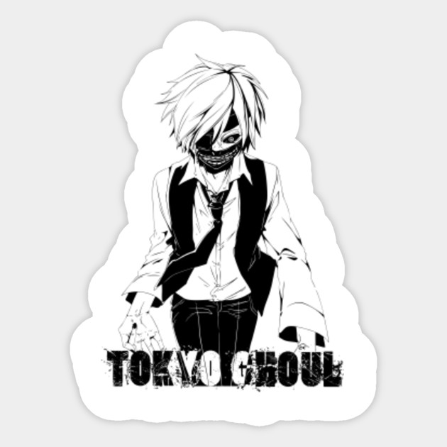 Ken Kaneki Tokyo Ghoul Japanime Sticker Teepublic