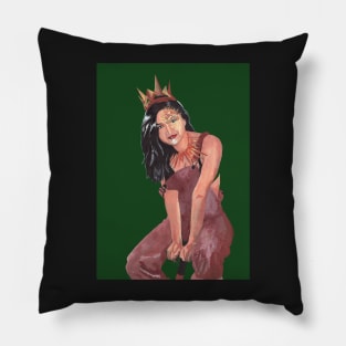 shy glamour Pillow