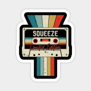 Graphic Squeeze Proud Name Cassette Tape Vintage Birthday Gifts Magnet