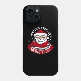 Funny Santa - Not So Jolly Old Saint Nick Phone Case