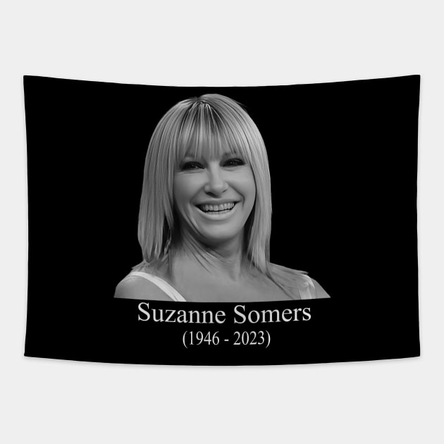 Remember - Suzanne Somers Tapestry by KIJANGKIJANGAN