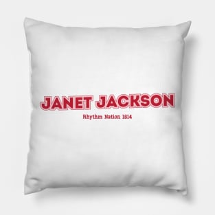 Janet Jackson Rhythm Nation 1814 Pillow