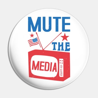 Mute The Media Pin