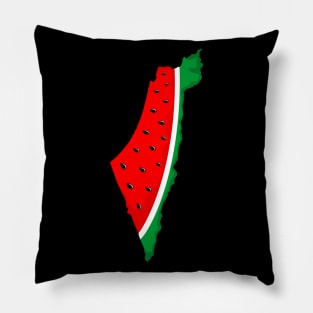 Palestine Map Watermelon Symbol of freedom Pillow