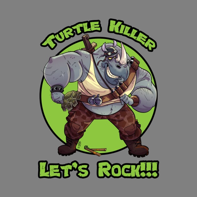 Turtle Killer - Rocksteady by Ronaldo Barata