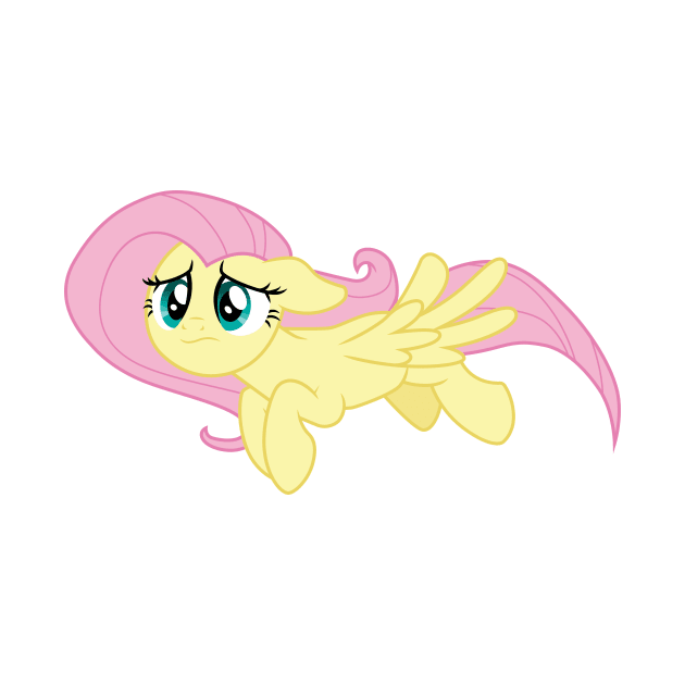 Fluttershy flying by CloudyGlow