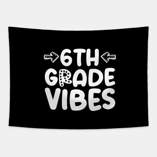 6th Grade - Back To School Tapestry by Teesamd