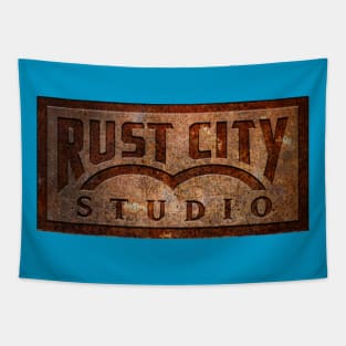 Rust City Studio Logo Tapestry