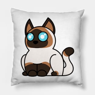 Plump Cat Siamese Pillow