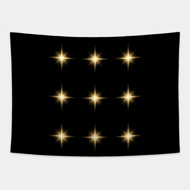 Simple Stars Pattern Tapestry by PatternCreators