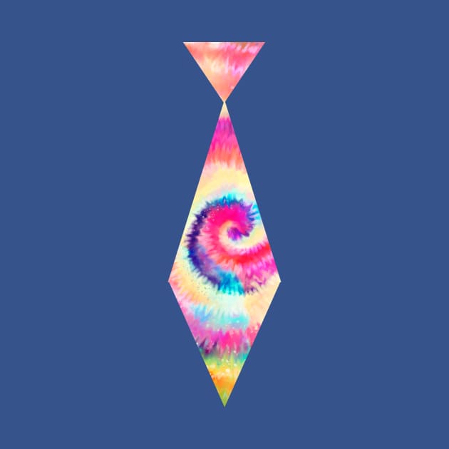 Tie Dye Tie by LostVikingTee