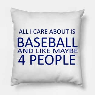 baseball and 4 people Pillow