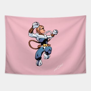 Young Thunder Monkey Tapestry