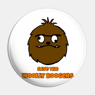 Save the Woolly Boogers Pin