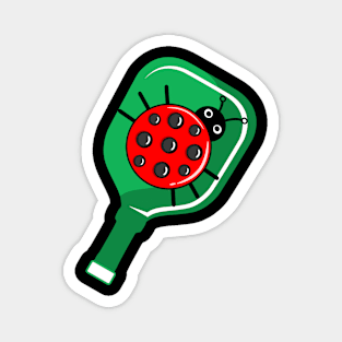 Sweet Pickleball ladybird Magnet