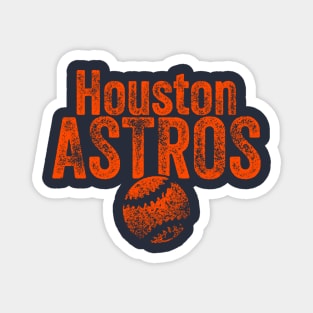 Astros Vintage Weathered Magnet