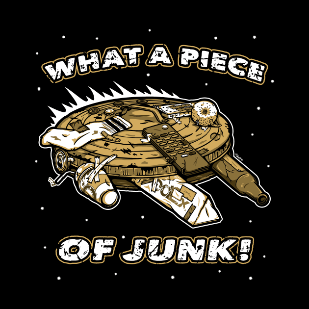 What a Piece of Junk! by mikehandyart