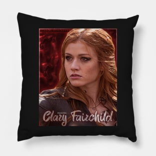 Shadowhunters Clary Fairchild - Red Smoke Pillow