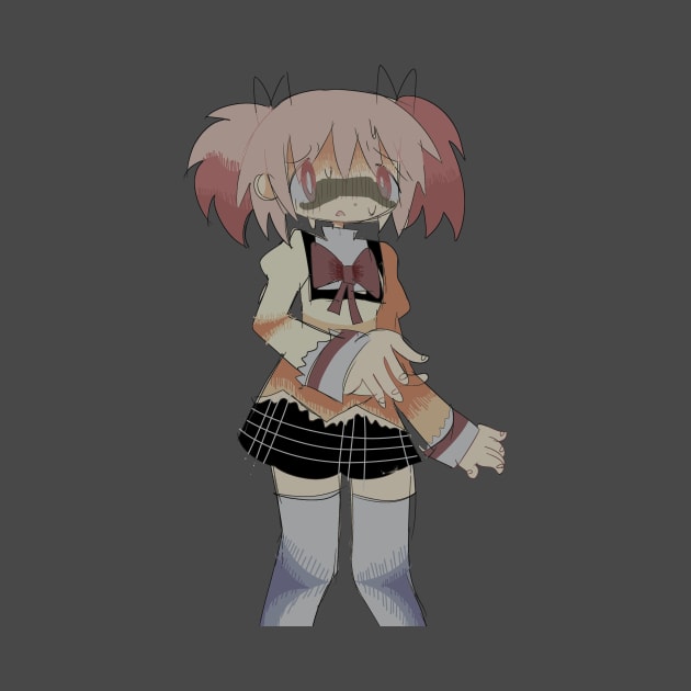 scared madoka by sillypuppey