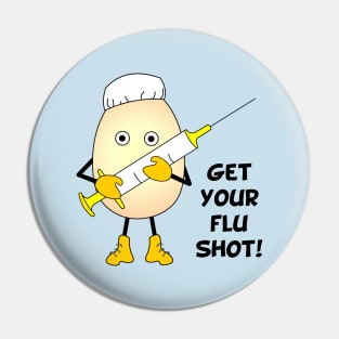 Nurse Flu Shot Pin