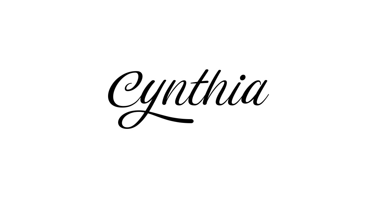 Name Cynthia Cynthia TeePublic