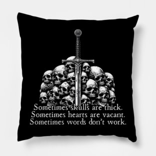 Pile of Skulls Pillow